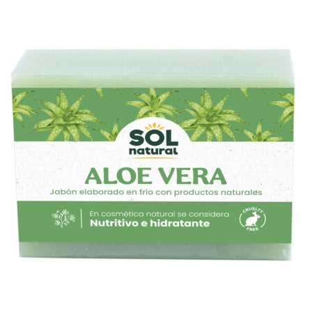 Jabon de aloe vera 100 g Sol Natural