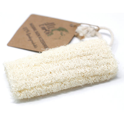 Exfoliante de lufa natural en cuerda - 5" - 12,7 cm